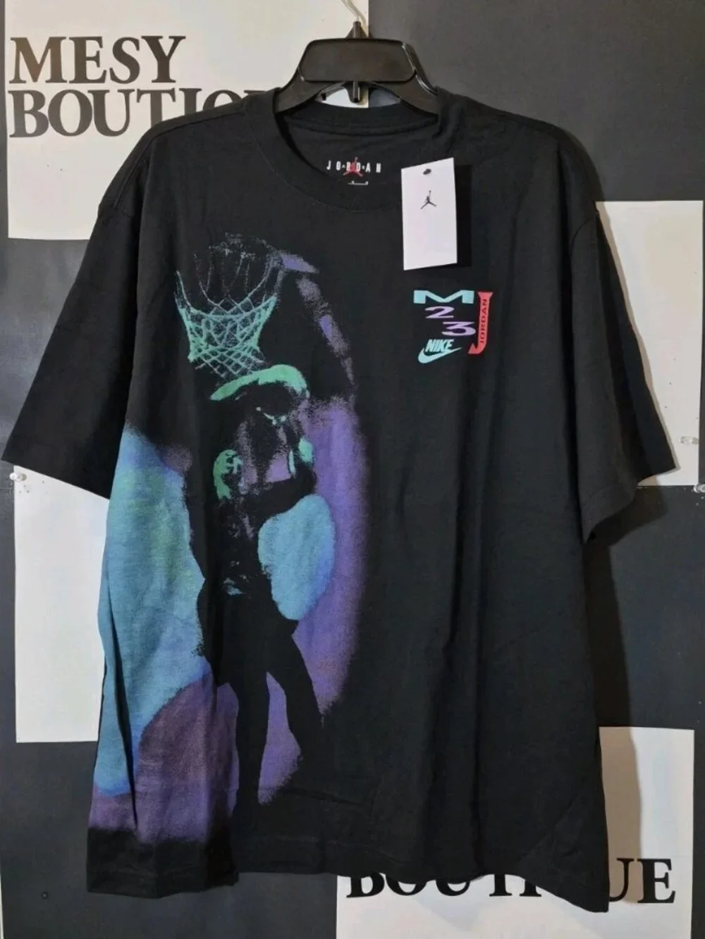 Men's Jordan Brooklyn Dream Dunk Graphic T-Shirt - Black IF3038-010